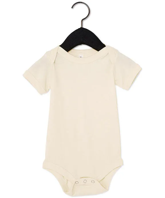 100B - Bella   Canvas Infant Jersey Short-Sleeve One-Piece | Natural