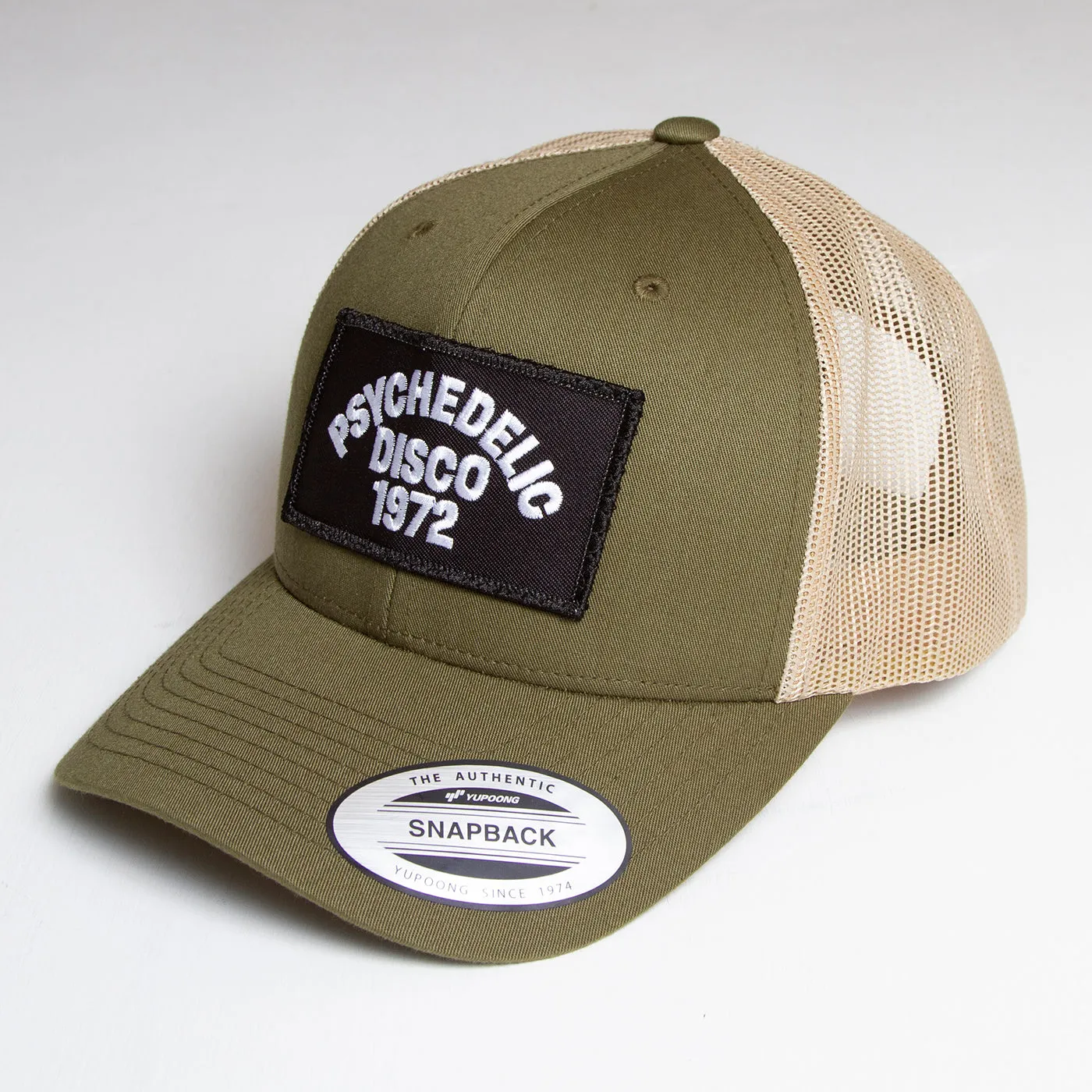 1972 Psychedelic Disco - Trucker Cap - Khaki