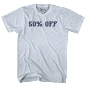 50% OFF Adult Tri-Blend T-shirt