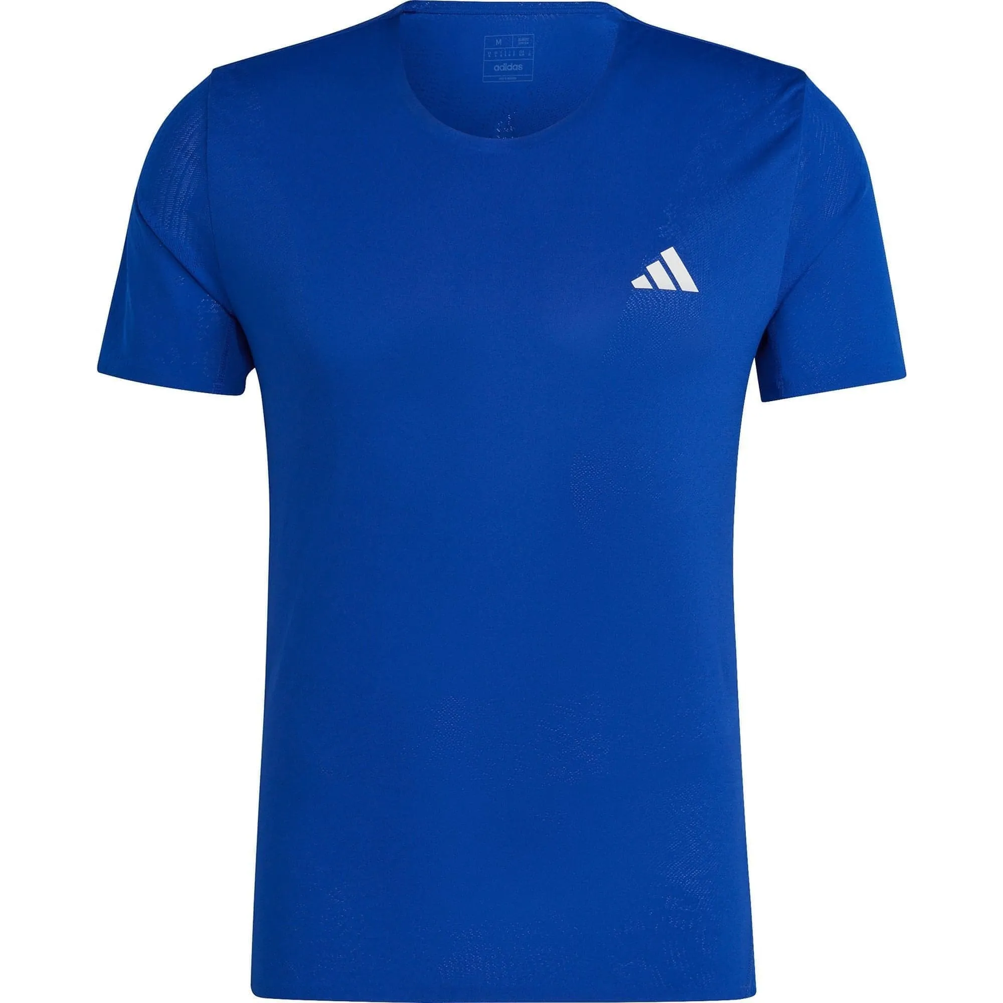 adidas Adizero Short Sleeve Mens Running Top - Blue