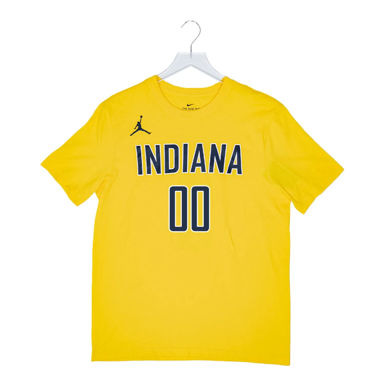 Adult Indiana Pacers #00 Bennedict Mathurin Statement Name and Number T-shirt by Jordan