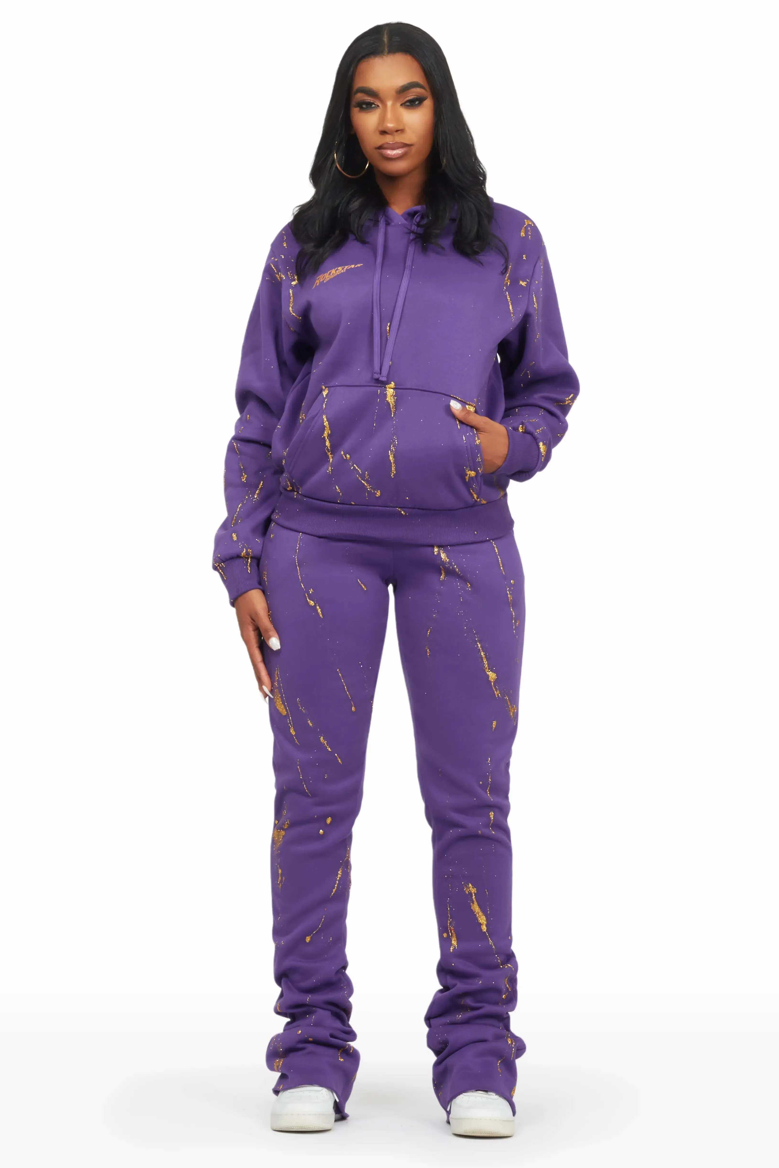 Alaina Purple Super Stacked Trackset