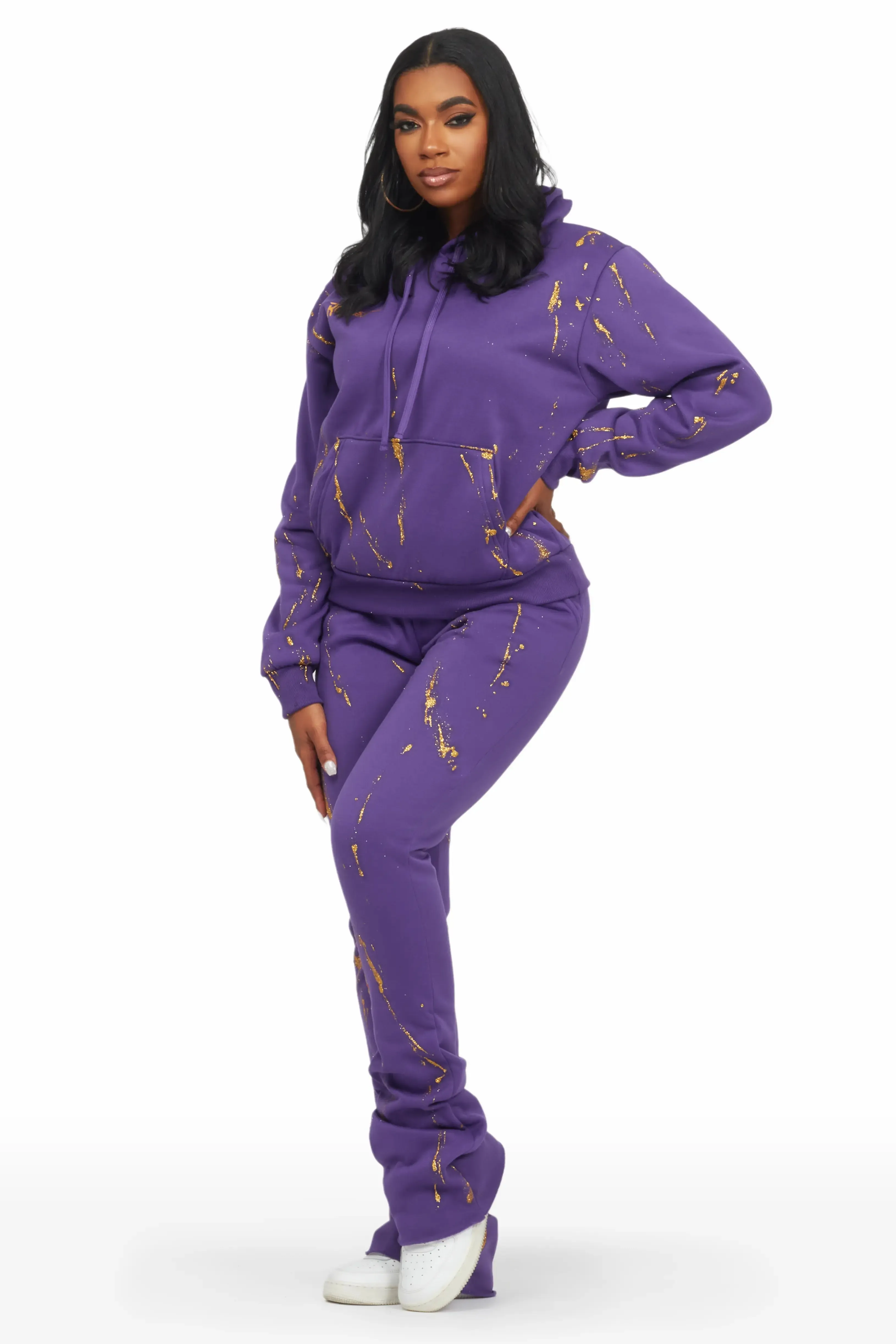 Alaina Purple Super Stacked Trackset