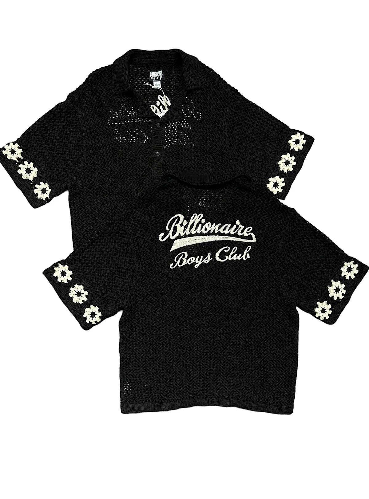 Billionaire Boys Club Shirt - Stratpsphere SS Knit - Black - 841-4600