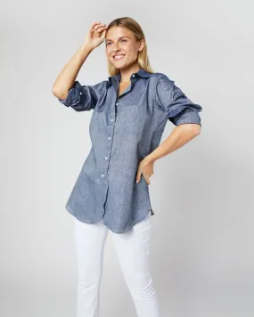 Boyfriend Shirt in Indigo Cotolino Chambray