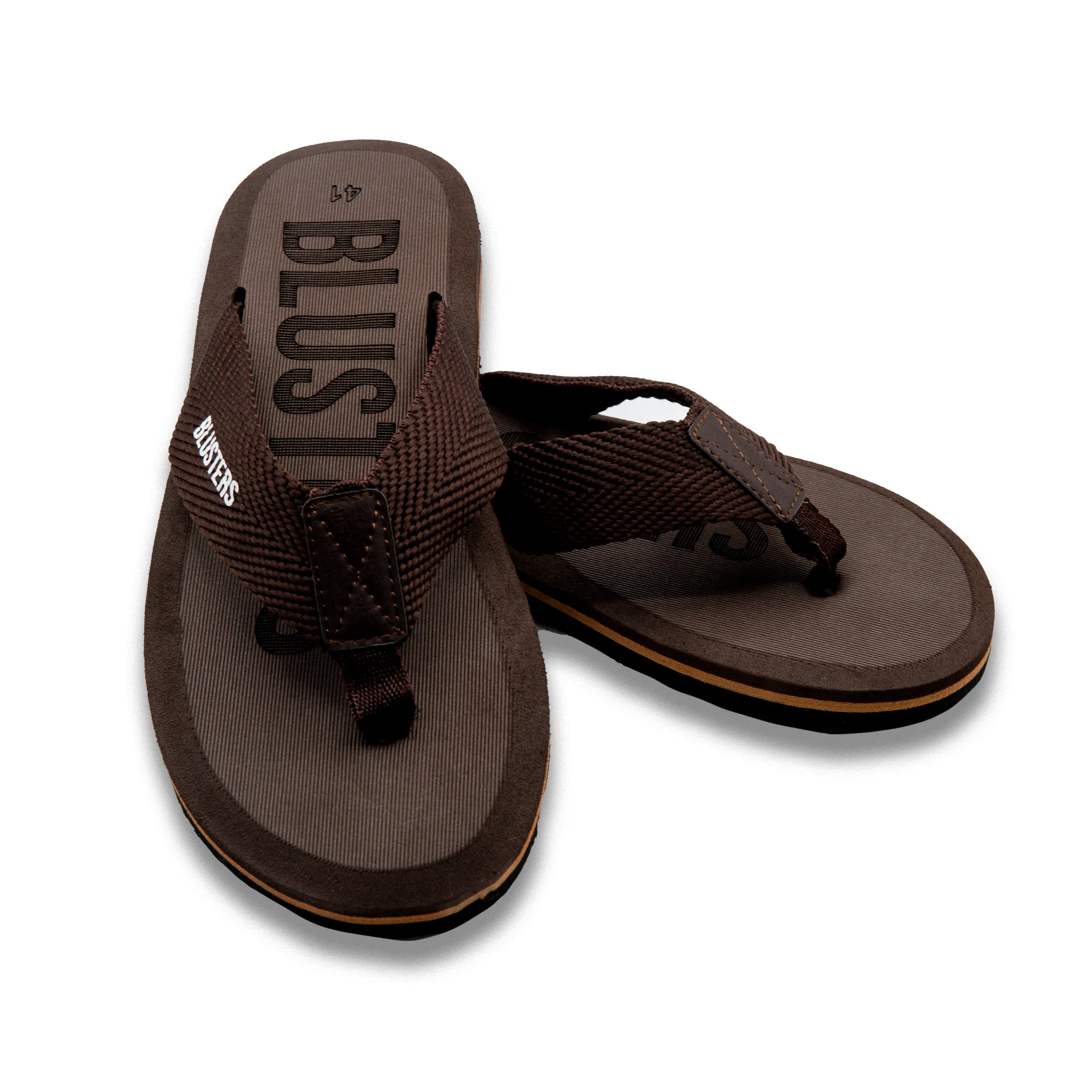 Brown Cross Styled Comfy Flip Flop