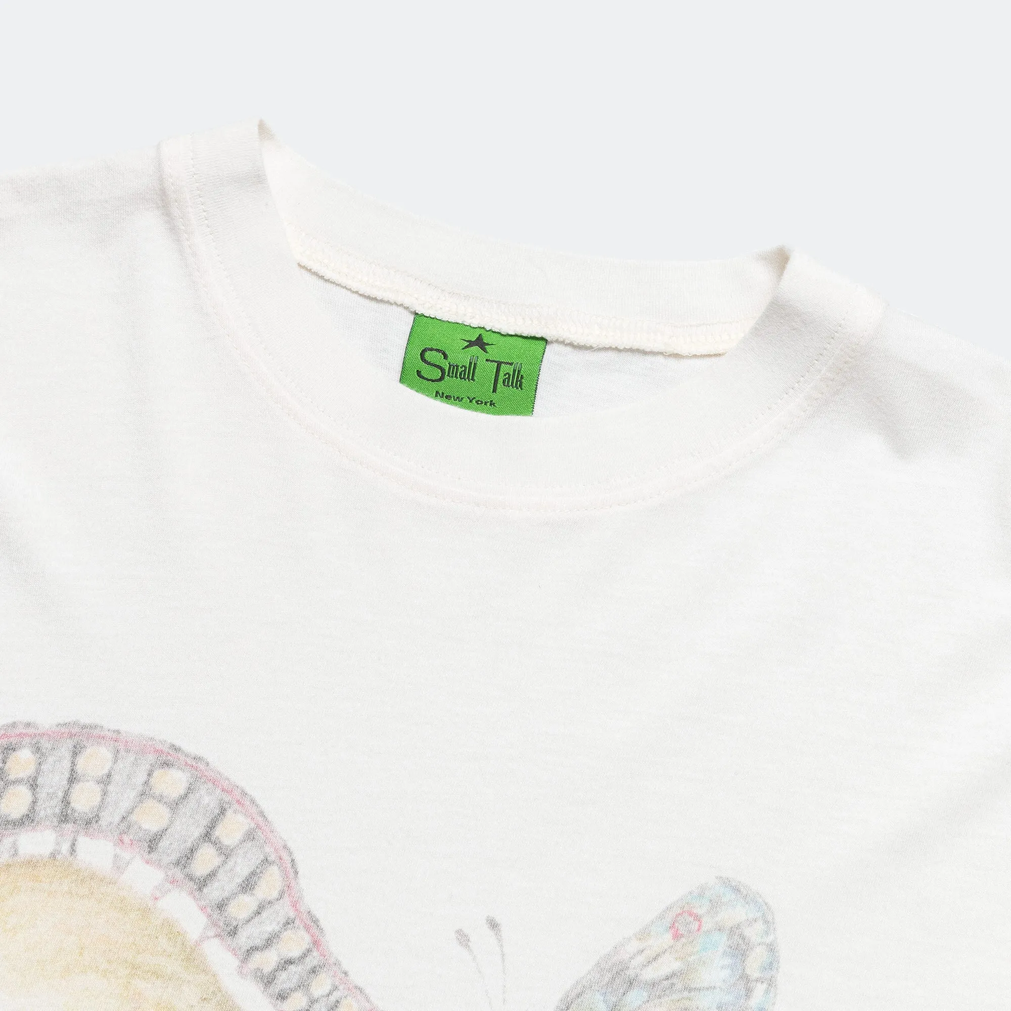 Butterfly Caterpillar Tee - White