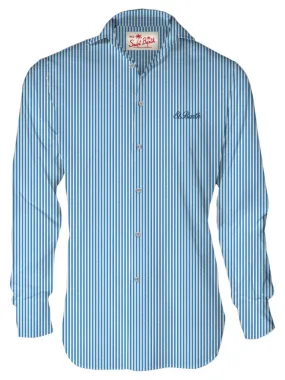 Camicia da uomo Pamplona a righe in seersucker