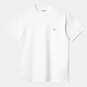 Carhartt WIP - Chase T-Shirt - White / Gold