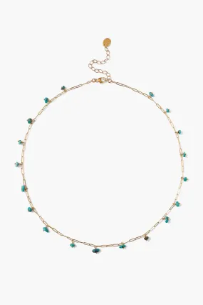 Cayman Necklace Short ~ Turquoise