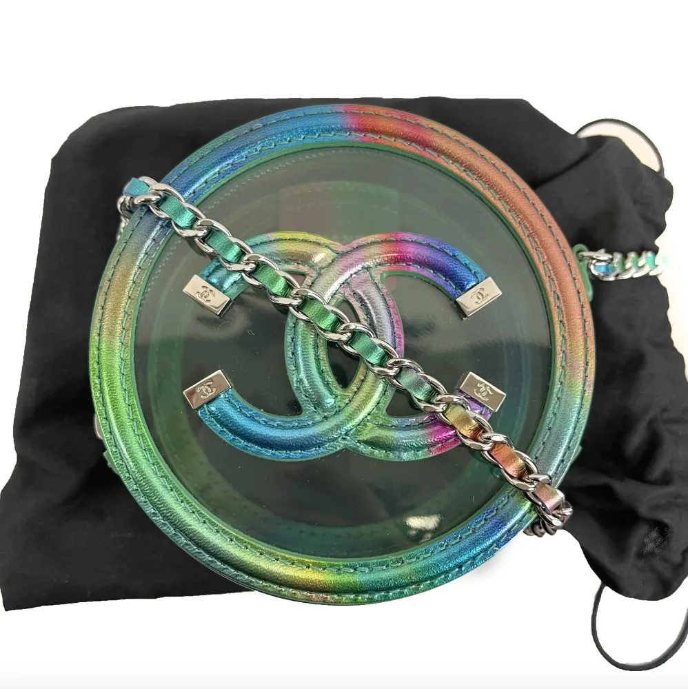 CHANEL - Rainbow Mini PVC Round Crossbody - Multicolor Mini Bag