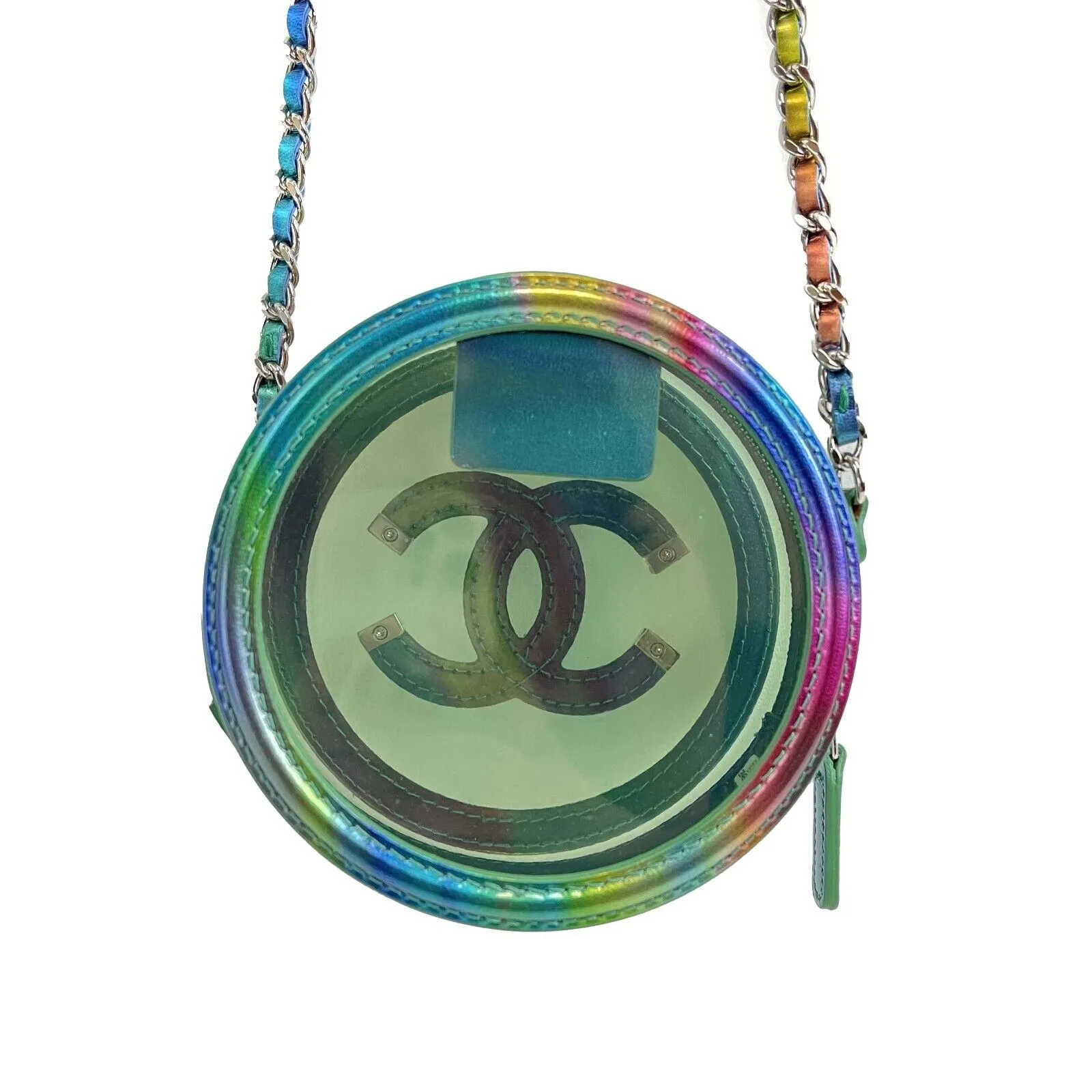 CHANEL - Rainbow Mini PVC Round Crossbody - Multicolor Mini Bag