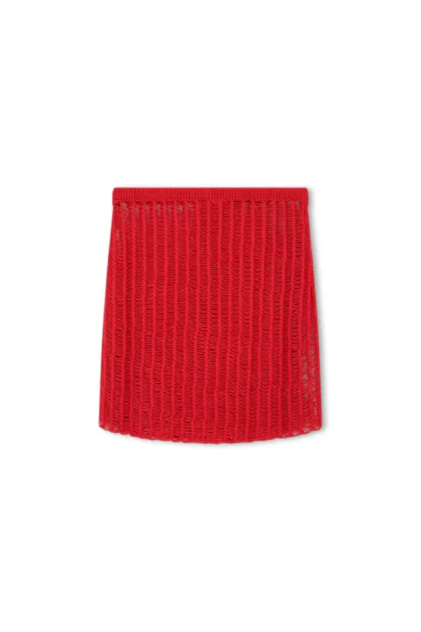 Chilli Cotton Crochet Skirt