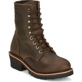 Chippewa Men's Classic 2.0 8 Soft Toe Lace Up Work Boot -Brown- NC2090