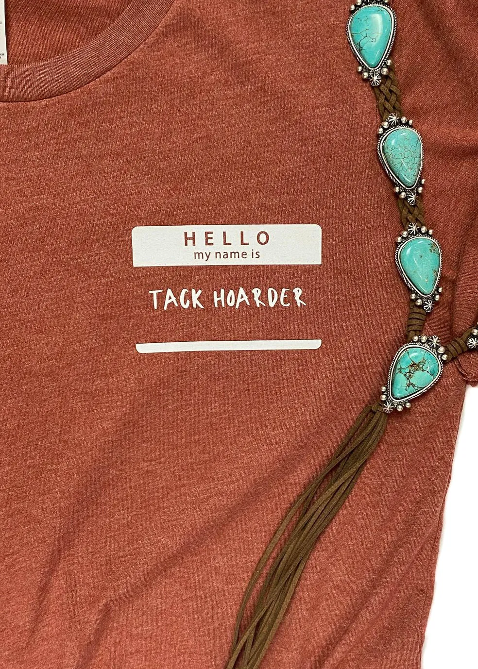 Clay Hello Tack Hoarder Side Short Sleeve Tee