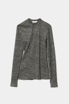 Cotton-Blended Bias Cardigan