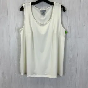 Cream Tank Top Catherines, Size 1x