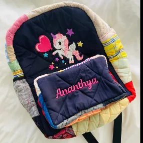 Customised Backpack for Kids - Unicorn