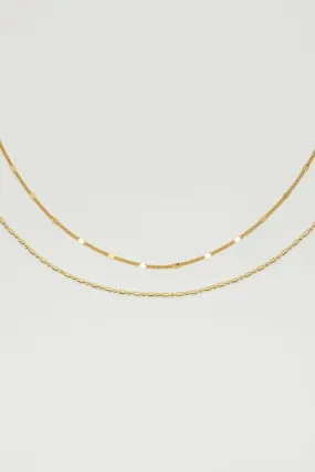 Dainty Layered Sparkle Choker