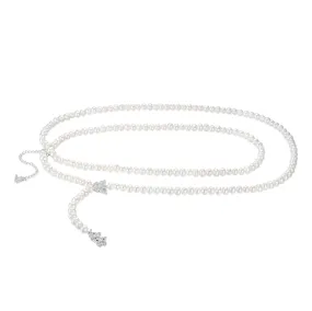 d'Amour Bow Pearl Necklace