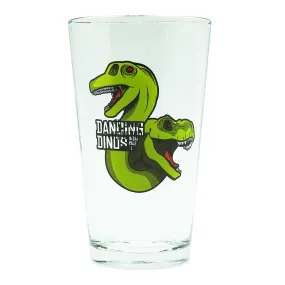 Dancing Dinos IPA Pint Glass