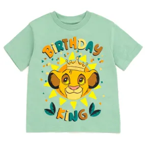 Disney Lion King Simba Metallic Print T-Shirt