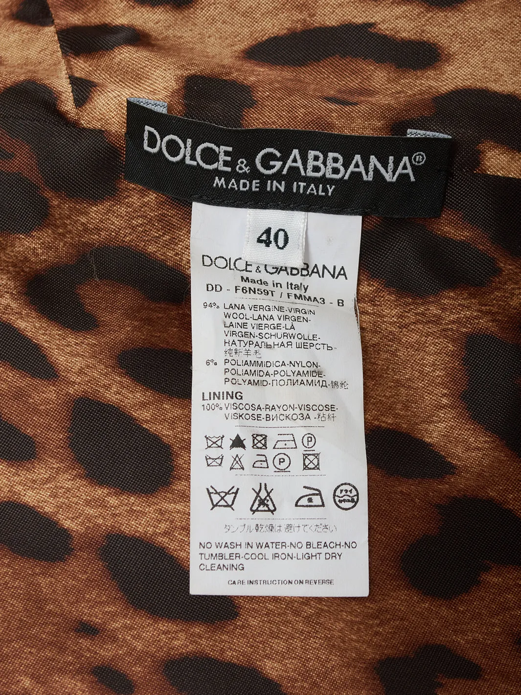 Dolce & Gabbana wool sheath dress