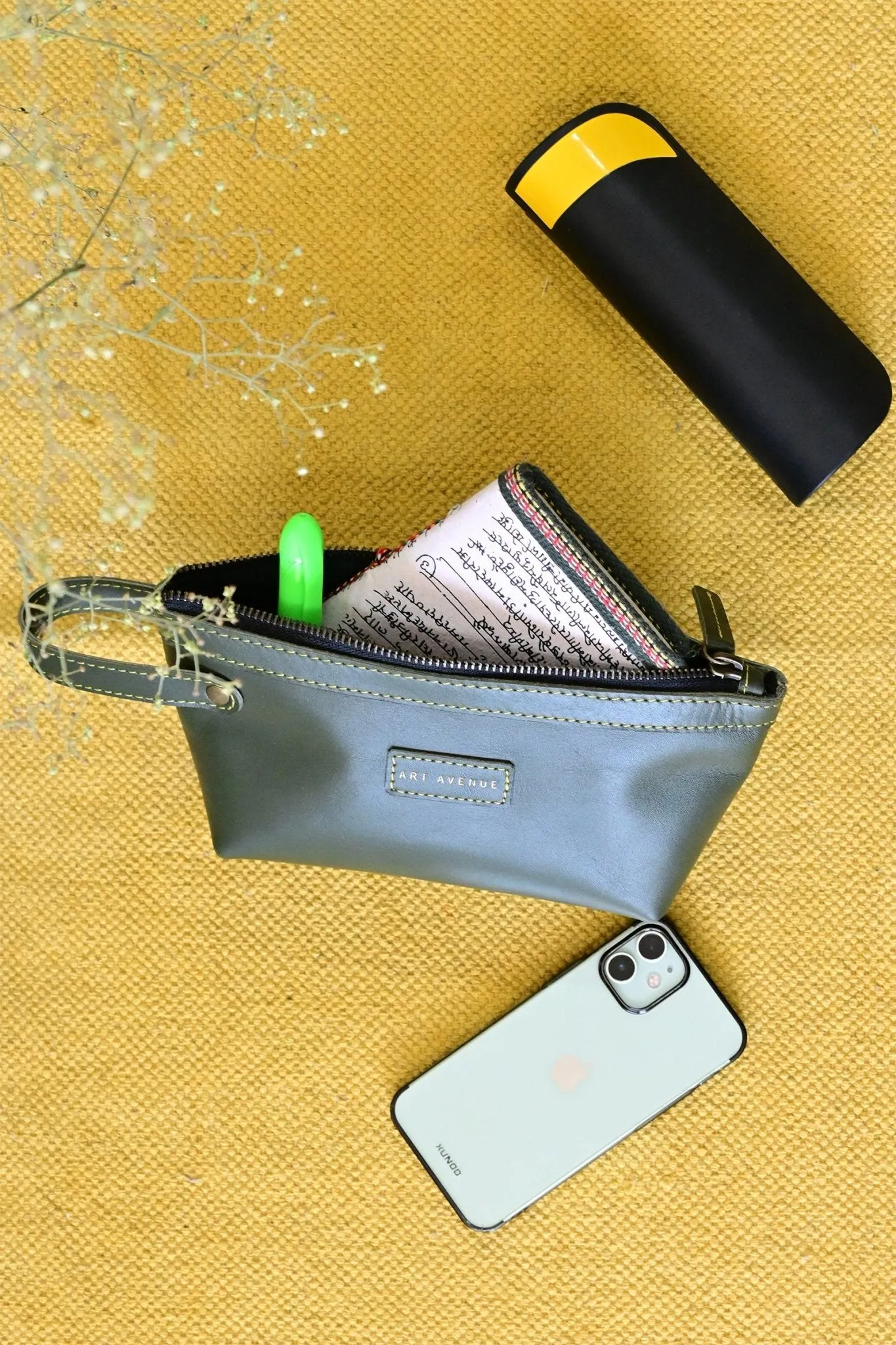 FLISK - LEATHER POUCH