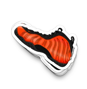 Foamposite "Habanero" Sneaker Sticker