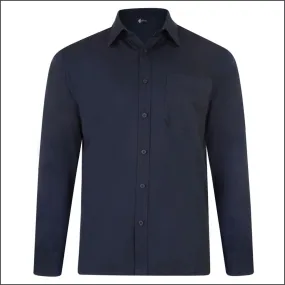 Gabicci Z06 Navy Long Sleeve Polo Top.