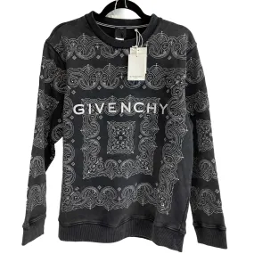 Givenchy - Bandana print logo sweatshirt Kids 12  NWT FW 22/23 - Charcoal Jacket