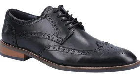 Hush Puppies Dustin Mens Leather Lace Up Brogue Shoe