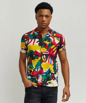 Isle Allover Print Short Sleeve Shirt