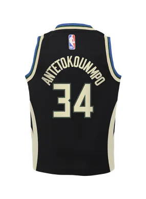 Juvenile Nike 2022 Statement Edition Giannis Antetokounmpo Milwaukee Bucks Replica Jersey