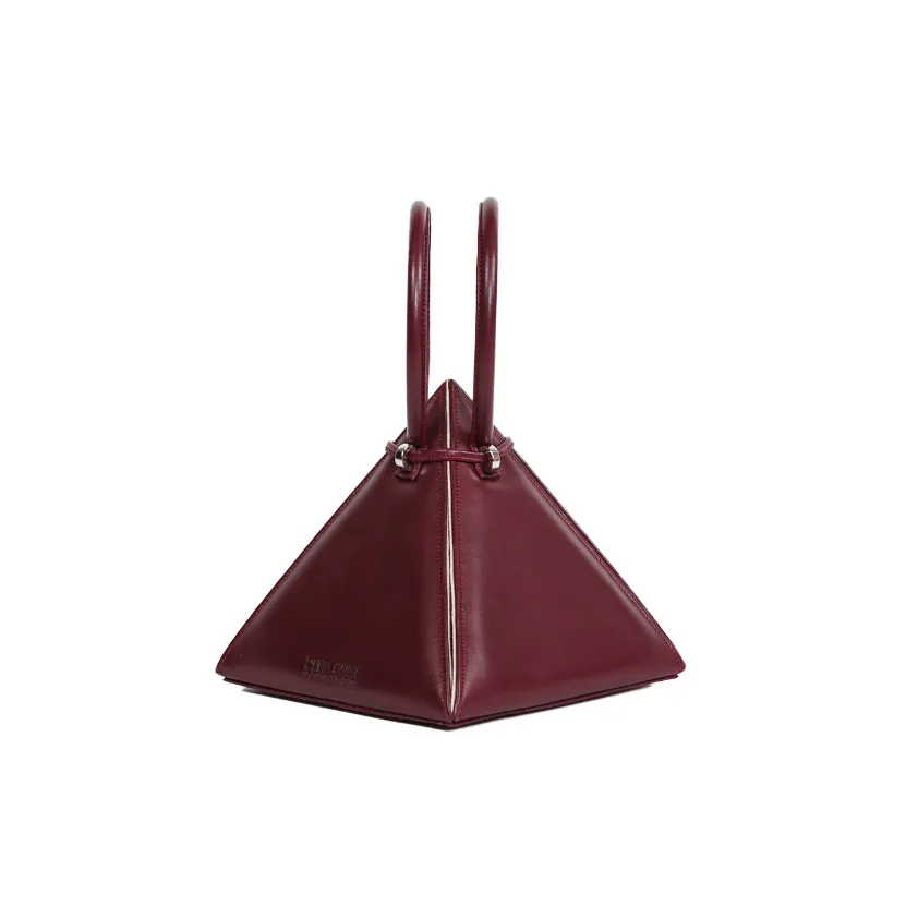 LIA Iconic Burgundy Leather Mini Bag