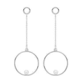 Lovers Pearl and Diamond Earrings