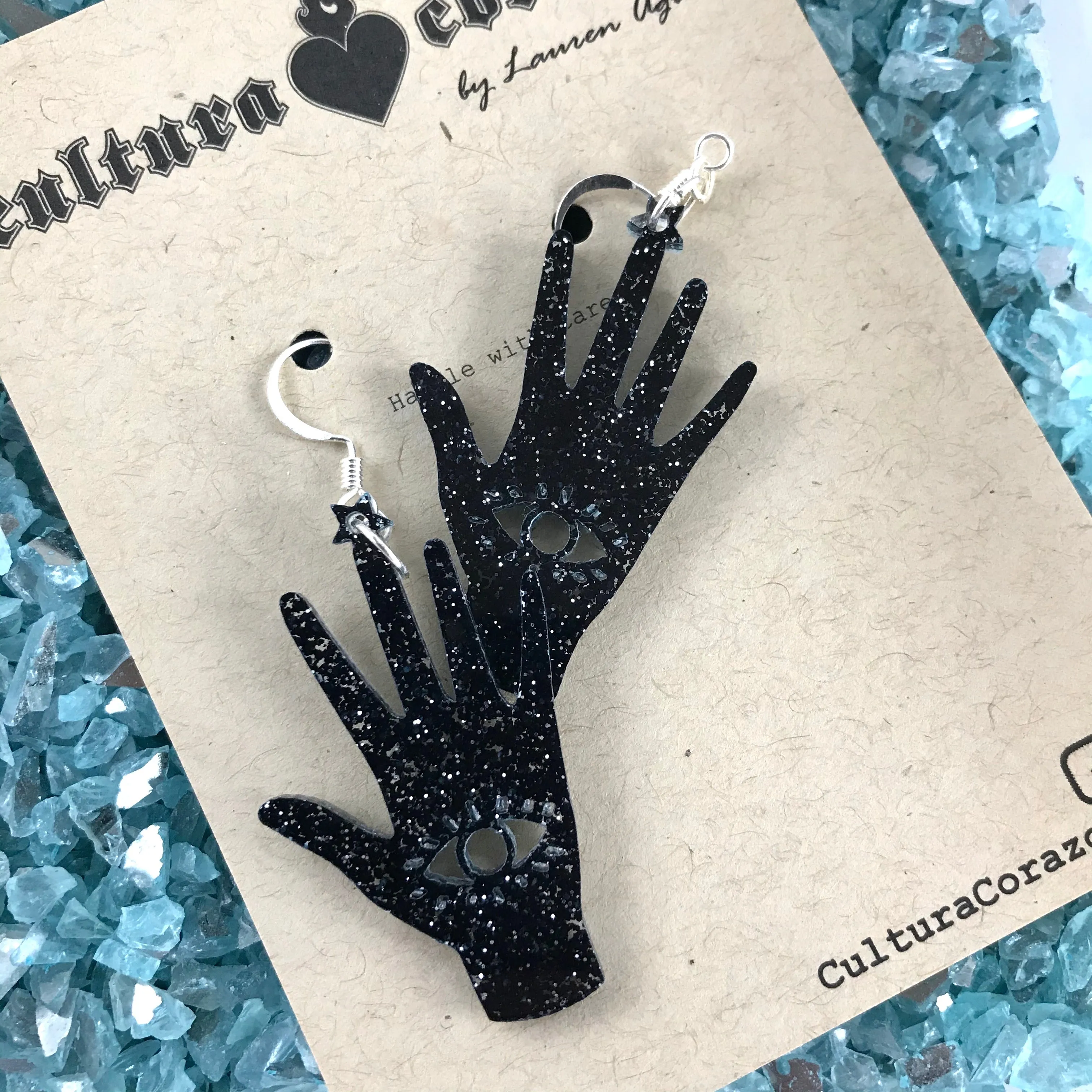 Magic Hands & Eye Earrings