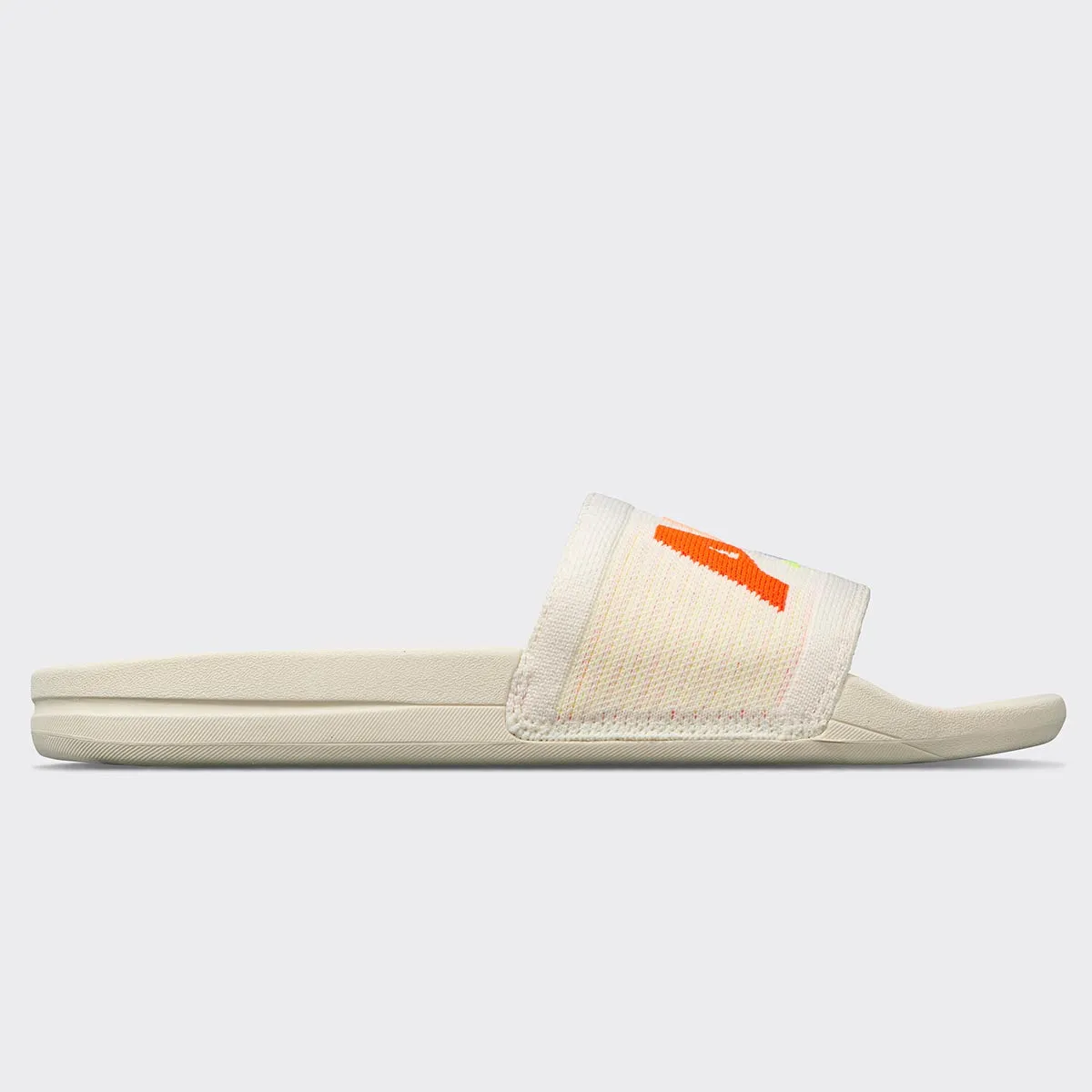 Men's Big Logo TechLoom Slide Pristine / Neon / Blocked