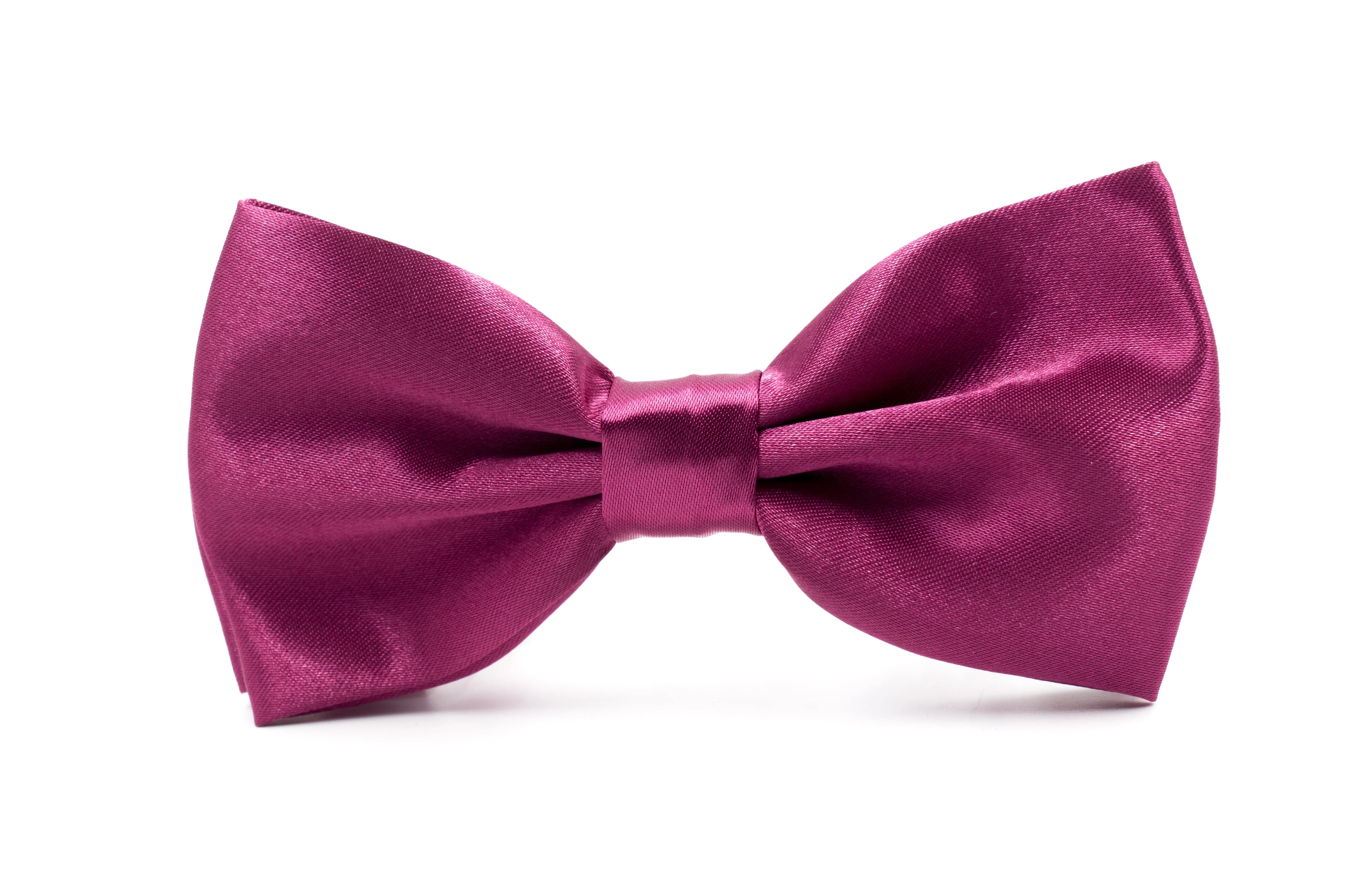 Mens Bow Tie - Plum