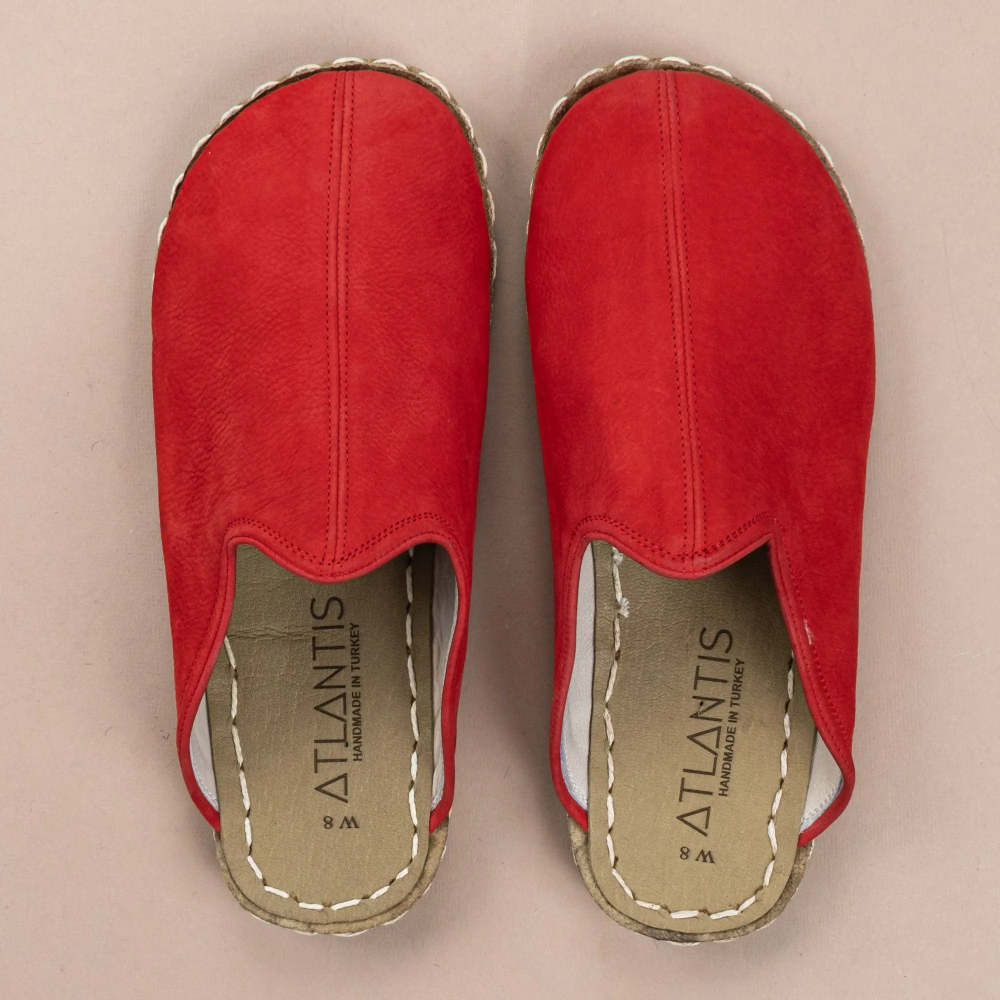 Men's Red Barefoot Slippers