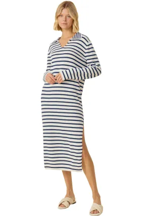 One Grey Day Mykonos Dress in Navy Combo