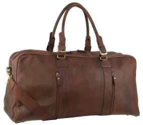 Pierre Cardin Rustic Leather Overnight Bag PC3139