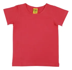 Rose Red/Whero Short Sleeve Top (2-4 years)