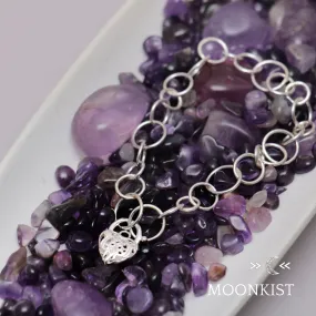 Sterling Silver Chunky Chain Link Bracelet  | Moonkist Designs