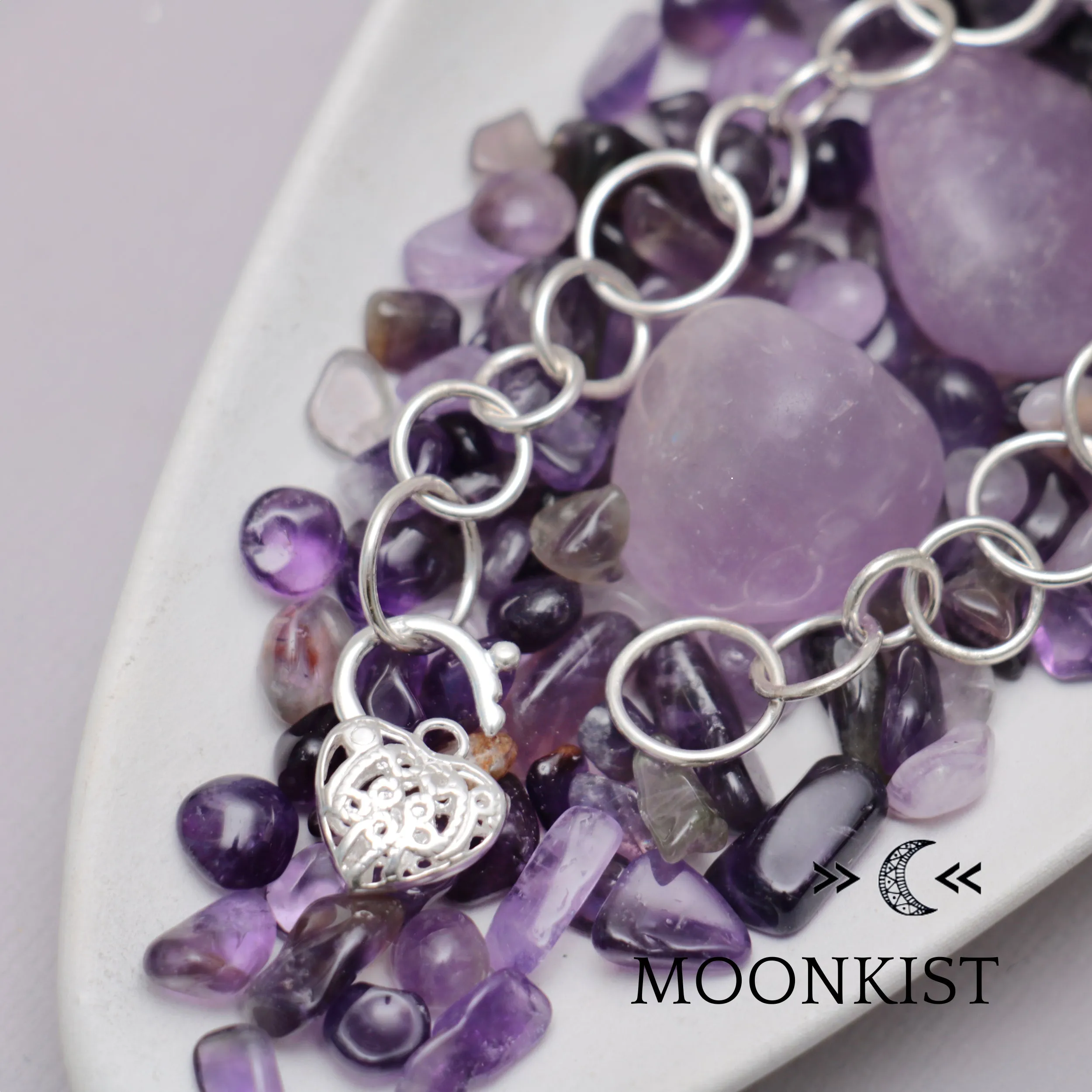 Sterling Silver Chunky Chain Link Bracelet  | Moonkist Designs