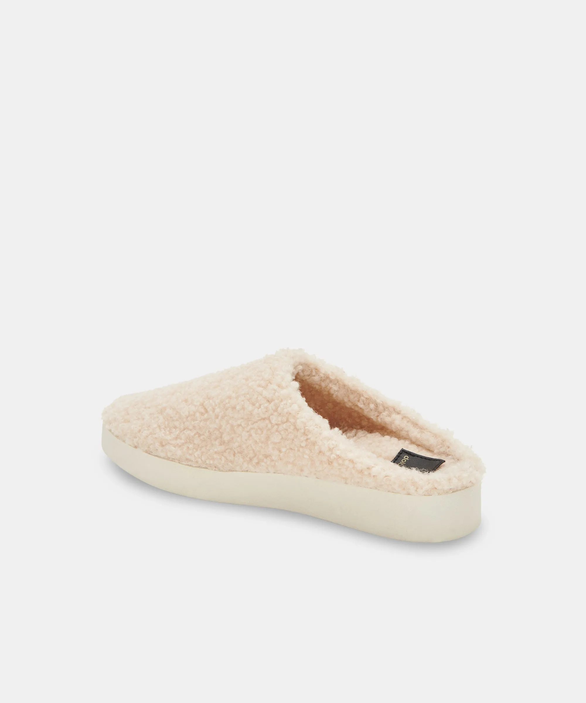 VARIK SLIPPERS NATURAL PLUSH - re:vita