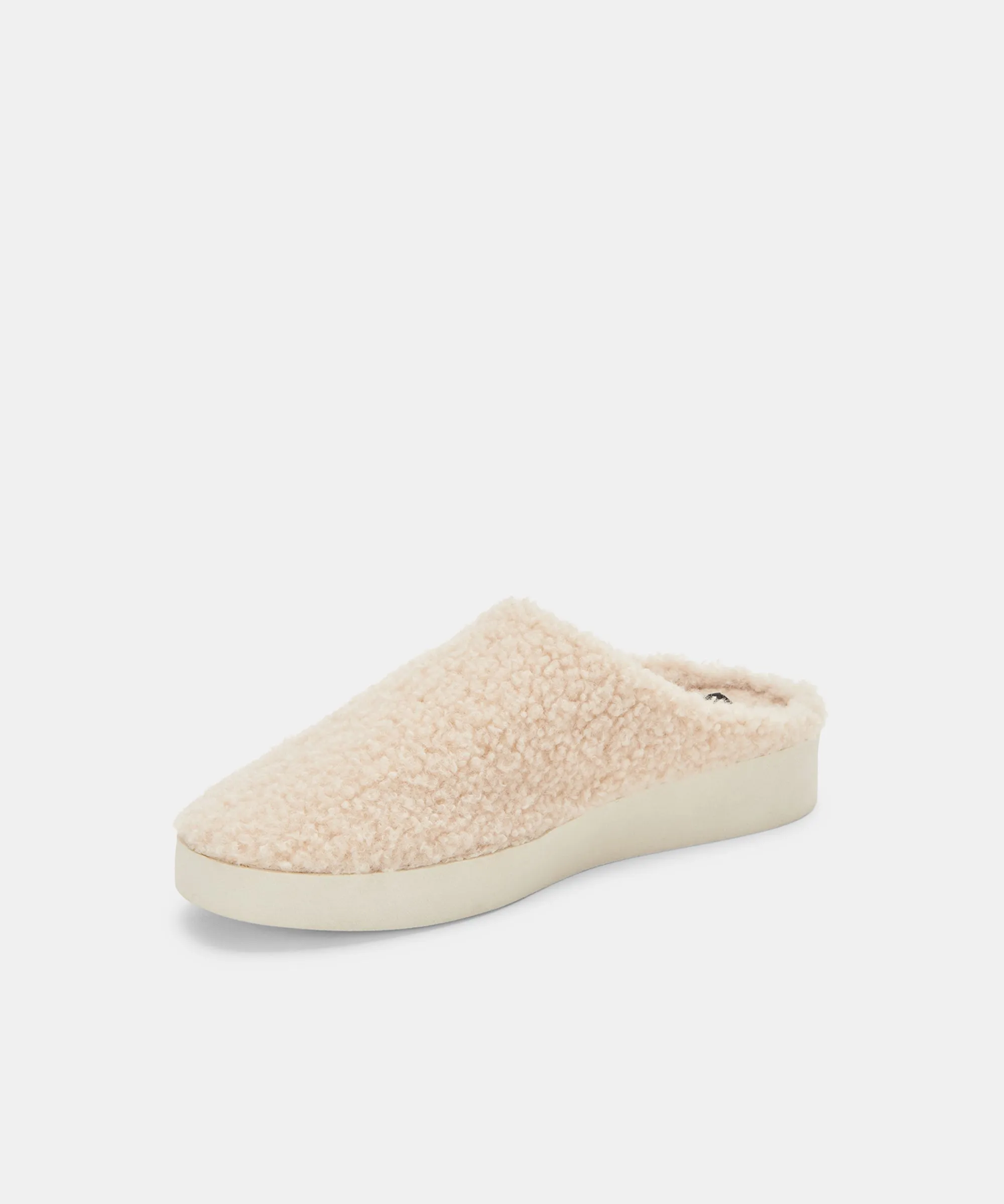 VARIK SLIPPERS NATURAL PLUSH - re:vita