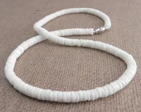 White Pukka Necklace